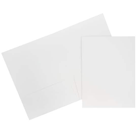 JAM Paper 2-Pocket Textured Linen Business Folders